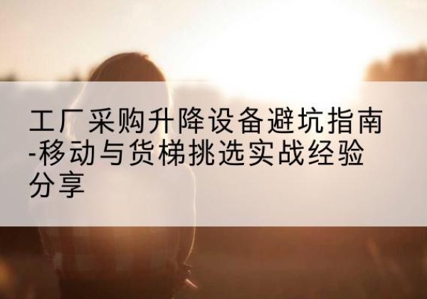 内蒙古移动式升降机怎么选-工厂采购升降设备避坑指南-移动与货梯挑选实战经验分享